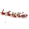 Amica Felt Santa & His Mini Reindogs Felt Decoration
