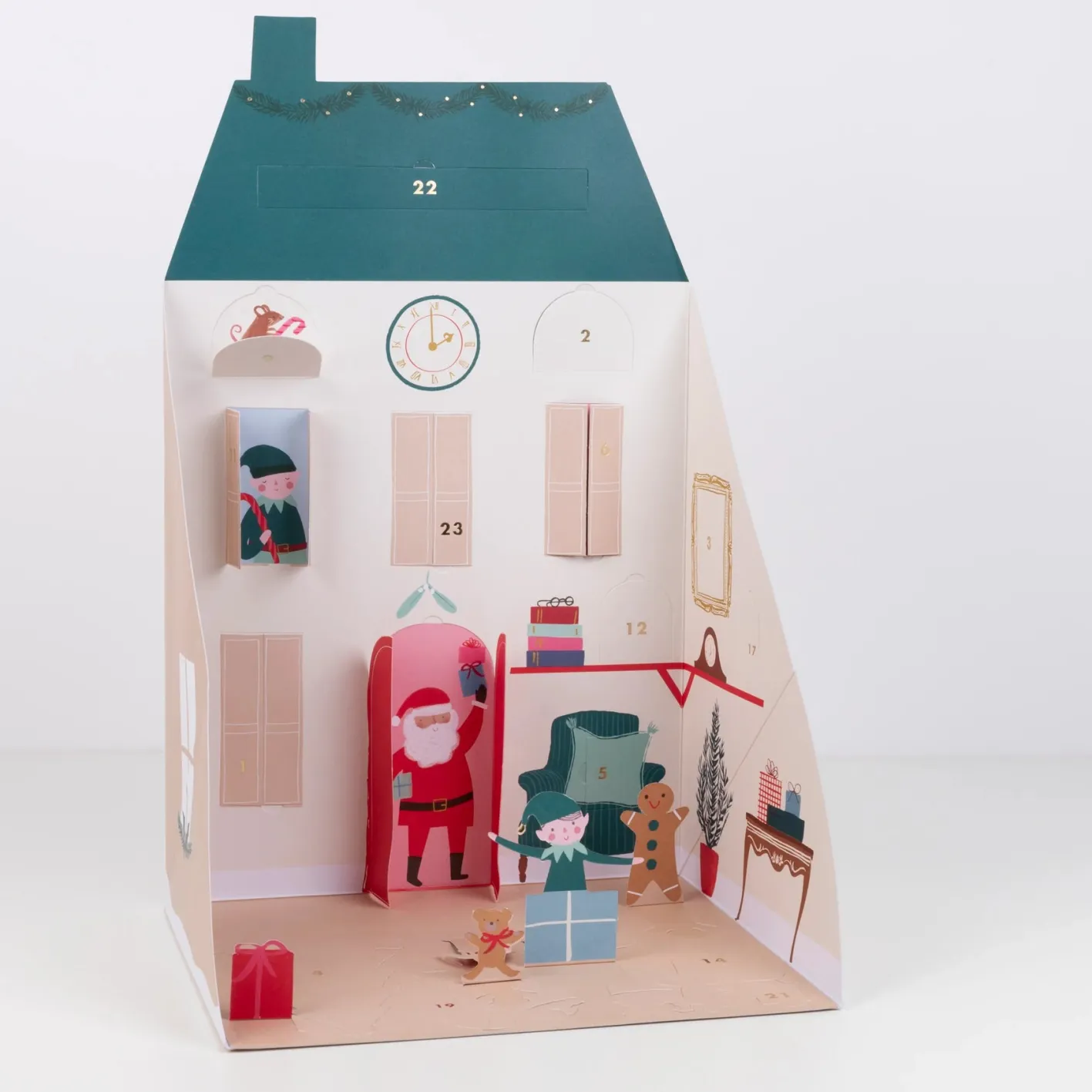 Meri Meri Santa's House Pop Up Advent Calendar