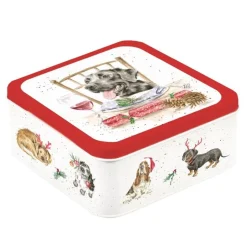 Wrendale Designs Santa's Little Helpers Christmas Tin