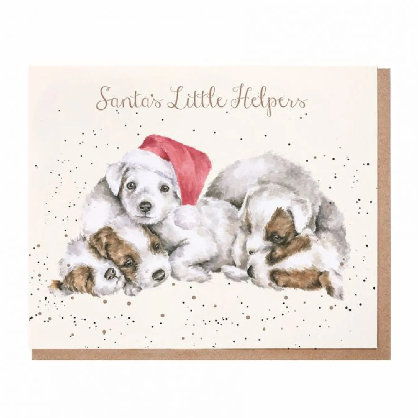 Wrendale Designs 'Santa's Little Helpers' Christmas Greetings Card