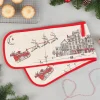 Victoria Eggs Santa's Sleigh Double Oven Glove