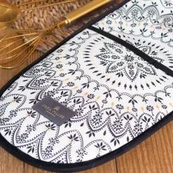 Sara Miller London Sara Miller Artisanne Noir Double Oven Glove