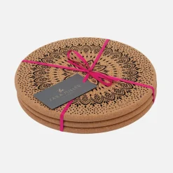 Sara Miller London Sara Miller Artisanne Noir Set of 3 Cork Trivets
