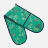 Sara Miller London Sara Miller Chelsea Green Birds Double Oven Glove