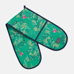 Sara Miller London Sara Miller Chelsea Green Birds Double Oven Glove