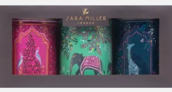 Sara Miller London Sara Miller Elephant Oasis Set of 3 Round Caddies