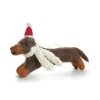 Amica Felt Sausage Dog with Hat & Scarf Felt Decoration