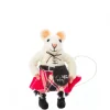 Sew Heart Felt Scottish Felt Mouse in Red Kilt