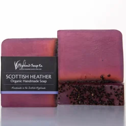 The Highland Soap Company Scottish Heather Organic Glycerine Soap 150g