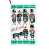 Alison Gardiner Scottish Pipers Tea Towel