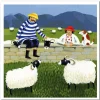 Emma Ball Scottish Sheep Greetings Card