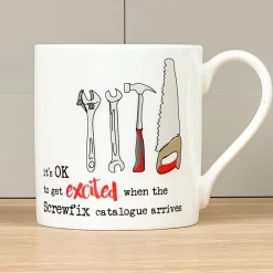 Mclaggan Smith Screwfix Bone China Mug