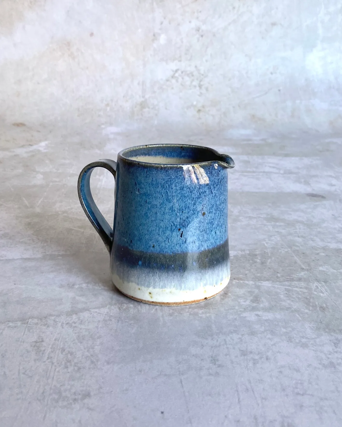 Emily Doran Pottery Sea Foam Milk Jug