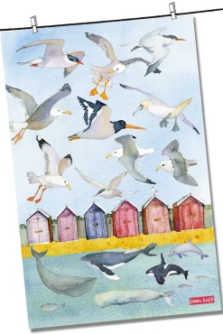 Emma Ball Sealife (Under the Sea) Tea Towel