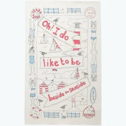 Poppy Treffry Seaside Tea Towel