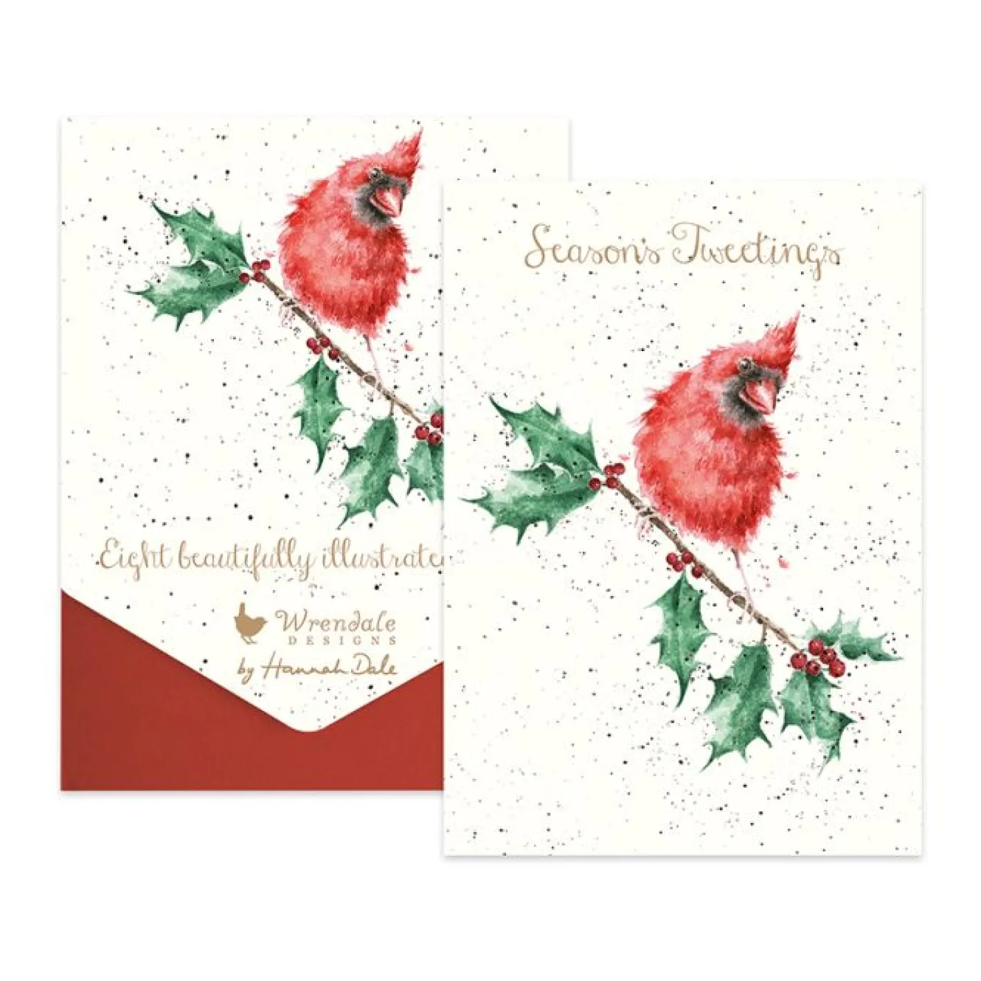 Wrendale Designs 'Seasons Tweetings' Christmas Card Pack