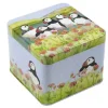 Emma Ball Sea Thrift Puffins Small Square Tin