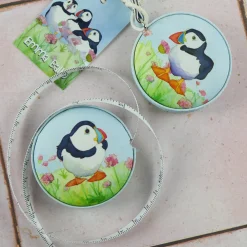 Emma Ball Sea Thrift Puffins Tape Measure