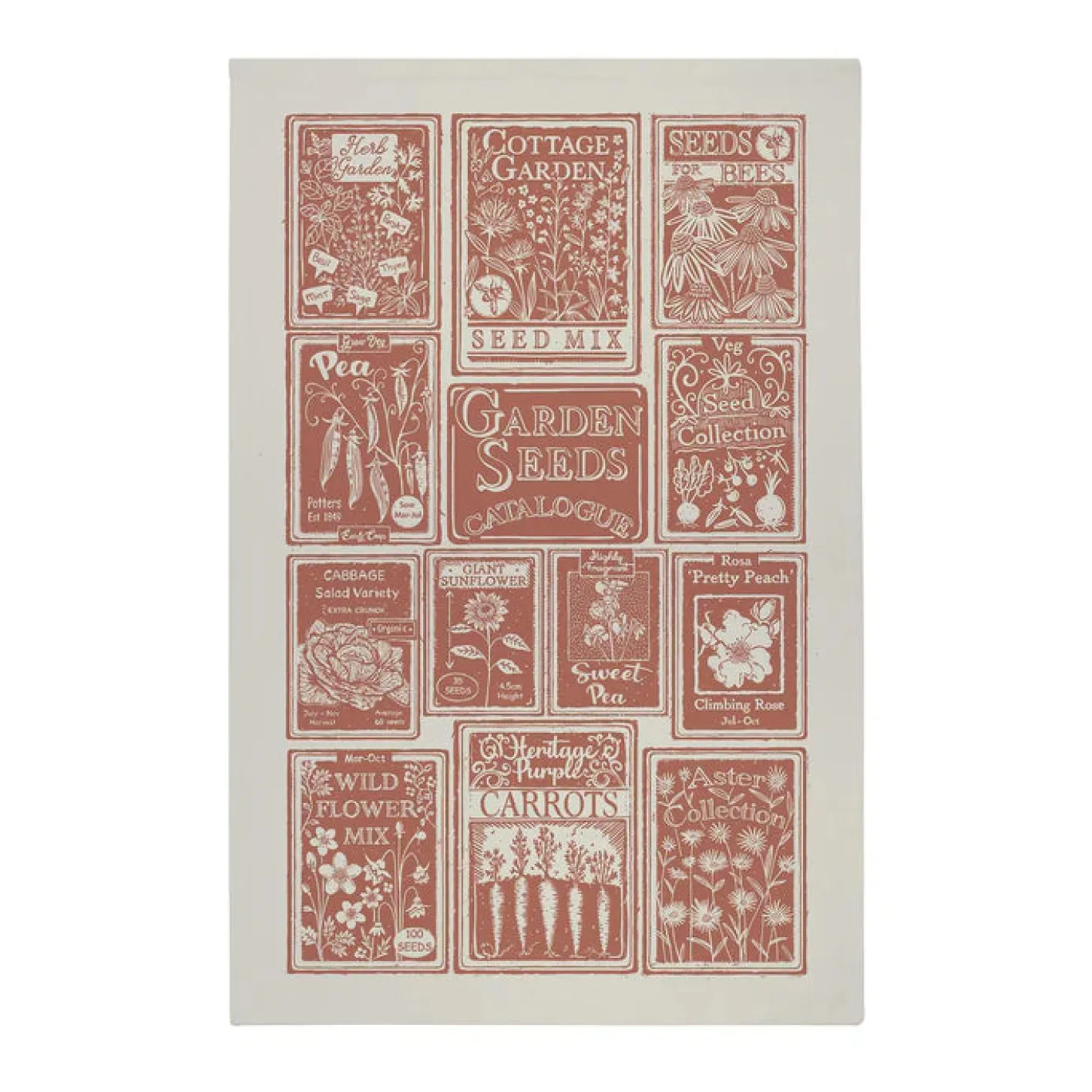 Ulster Weavers Seed Packets Cotton Tea Towel