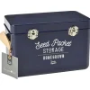 Burgon & Ball Seed Packet Storage Tin in Atlantic Blue