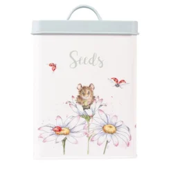 Wrendale Designs Seed Tin by Hannah Dale