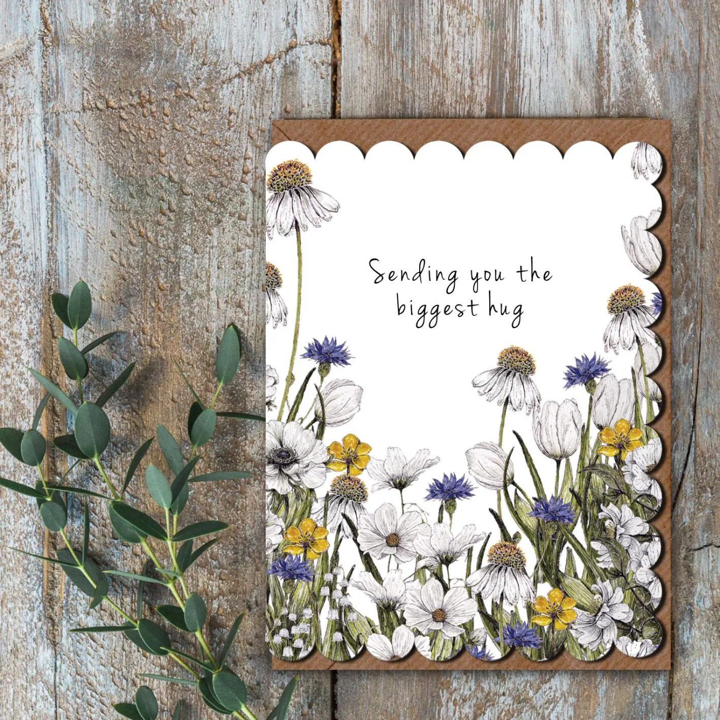 Toasted Crumpet 'Sending You the Biggest Hug' Greeting Card