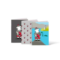 The Herdy Company Set of 3 Herdy McHerdy A6 Notebooks