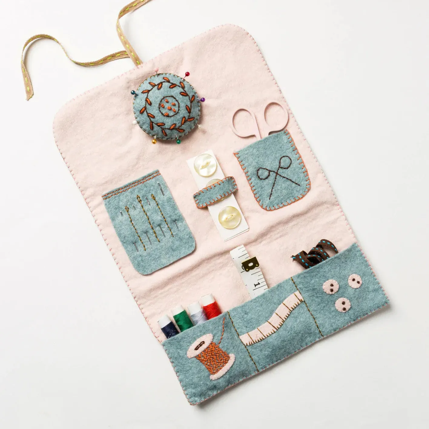 Corinne Lapierre Sewing Roll Wool Mix Felt Craft Kit