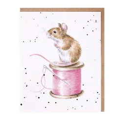 Wrendale Designs 'Sew it Begins' Blank Greetings Card