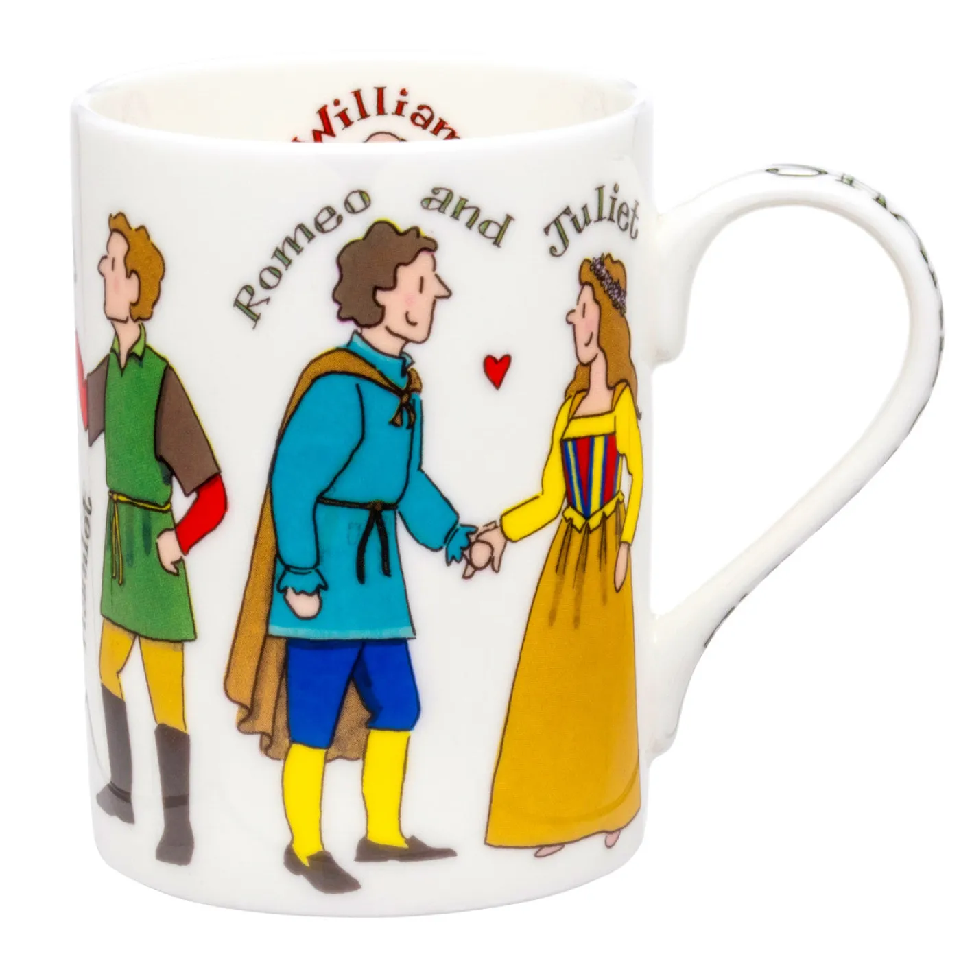 Alison Gardiner Shakespeare Characters Mug Boxed