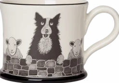 Moorland Pottery Sheep Dog Mug by