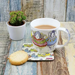 Emma Ball Sheep in Sweaters Bone China Mug (Boxed)