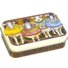 Emma Ball Sheep in Sweaters Hinged Small Rectangular Tin