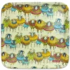 Emma Ball Sheep in Sweaters Melamine Square Tray