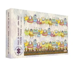Emma Ball Sheep in Sweaters 1000 Piece Jigsaw Puzzle by