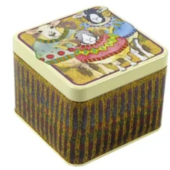 Emma Ball Sheep in Sweaters Small Square Tin