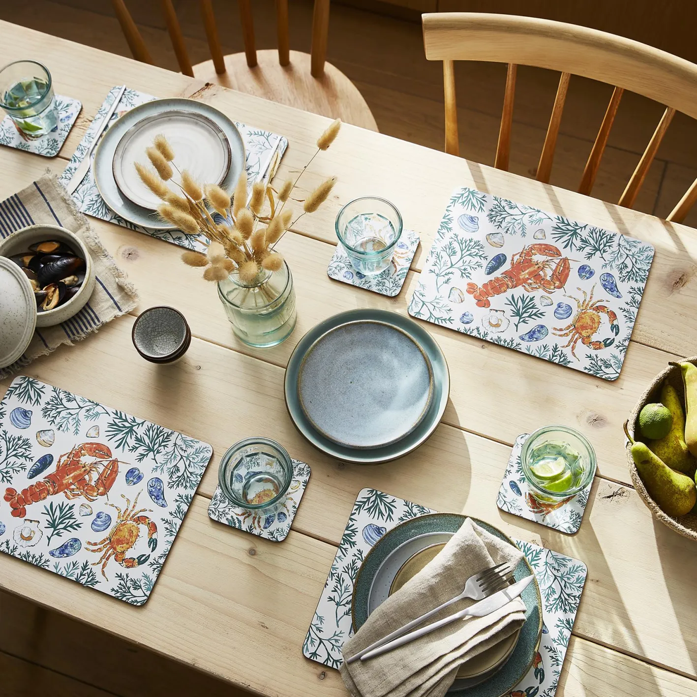 Ulster Weavers Shellfish Set of 4 Placemats
