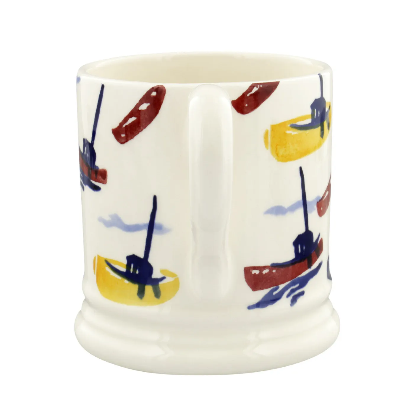 Emma Bridgewater Shoreline Scattered Boats 1/2 Pint Mug