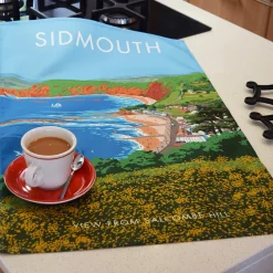 Town Towels Sidmouth - View from Salcombe Hill Tea Towel