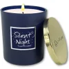 Lily-Flame Silent Night Gold Top Glass Jar Scented Candle