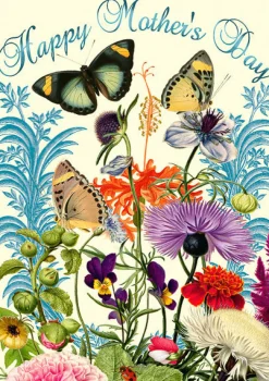 Madame Treacle Singing Butterflies Mother's Day Card