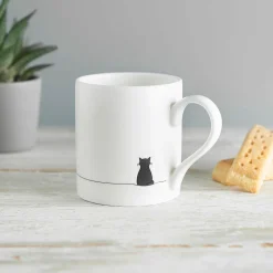 Jin Designs Sitting Cat Mug