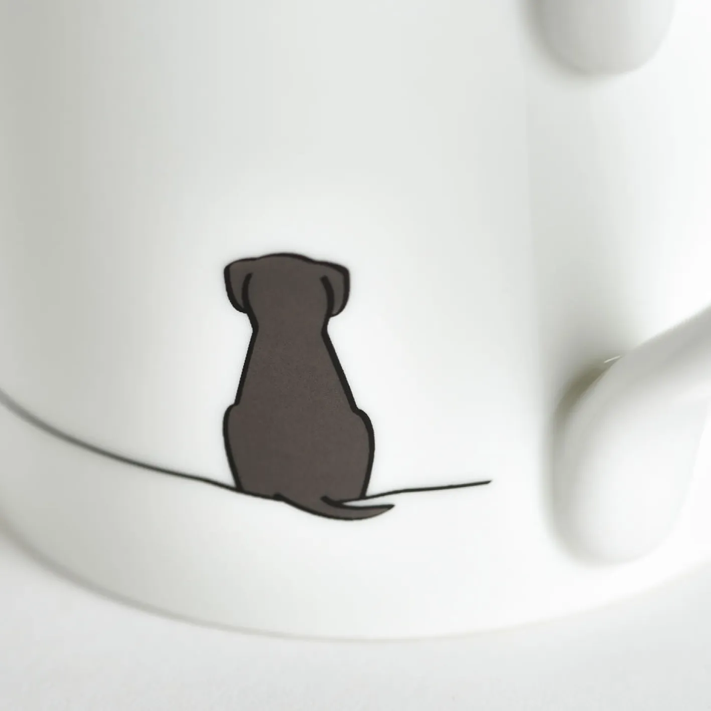 Jin Designs Sitting Dog Mug