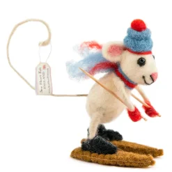 Sew Heart Felt Skiing Felt Mouse
