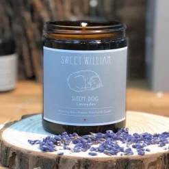 Sweet William Sleepy Dog Candle