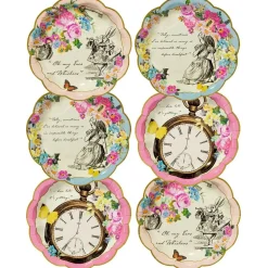Talking Tables Small Alice in Wonderland Plates - 12 pack