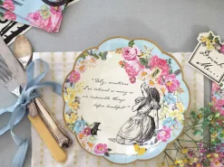 Talking Tables Small Alice in Wonderland Plates - 12 pack