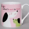 Repeat Repeat Smile Hounds Pink Mug