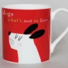 Repeat Repeat Smile Pooch Red Mug
