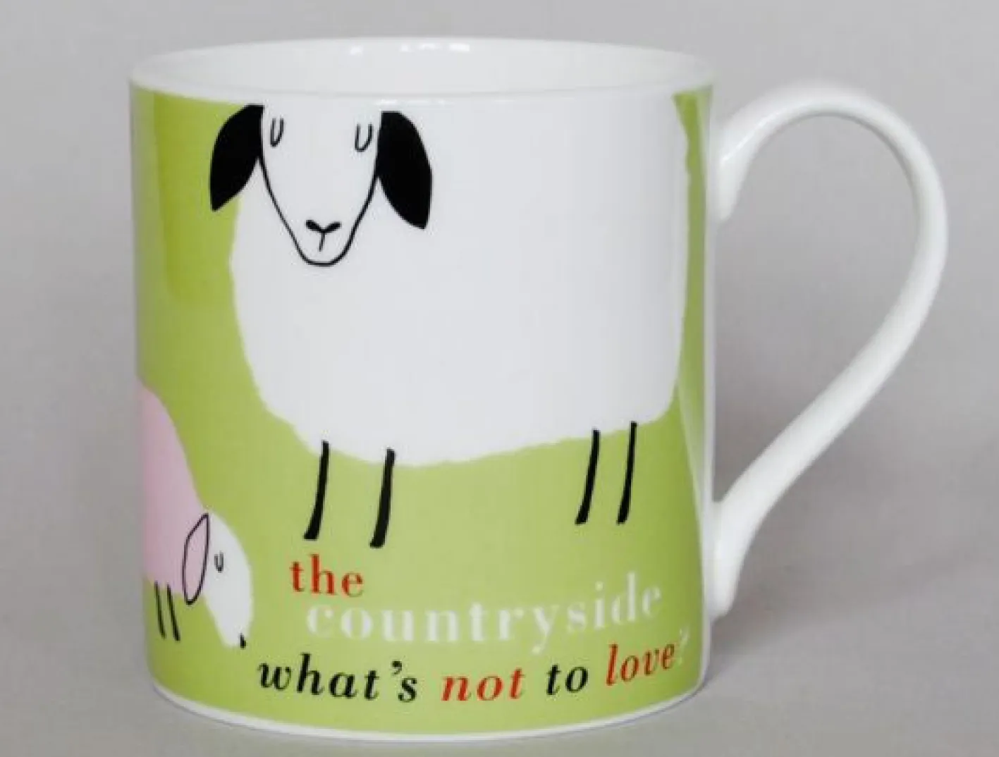 Repeat Repeat Smile Sheepish Green Mug